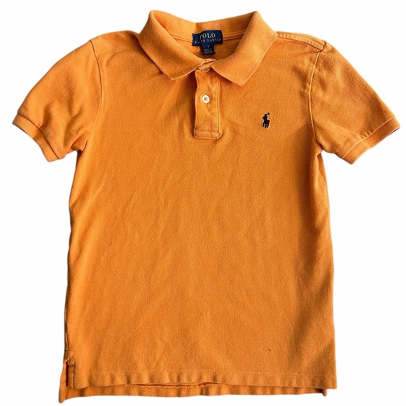 Polo Ralph Lauren Other - Polo Ralph‎ Lauren Boys’ Orange Short Sleeve Polo Shirt Size 7 Classic Fit
